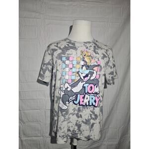 Vintage Tom and Jerry Men's T-shirt Size 2XL